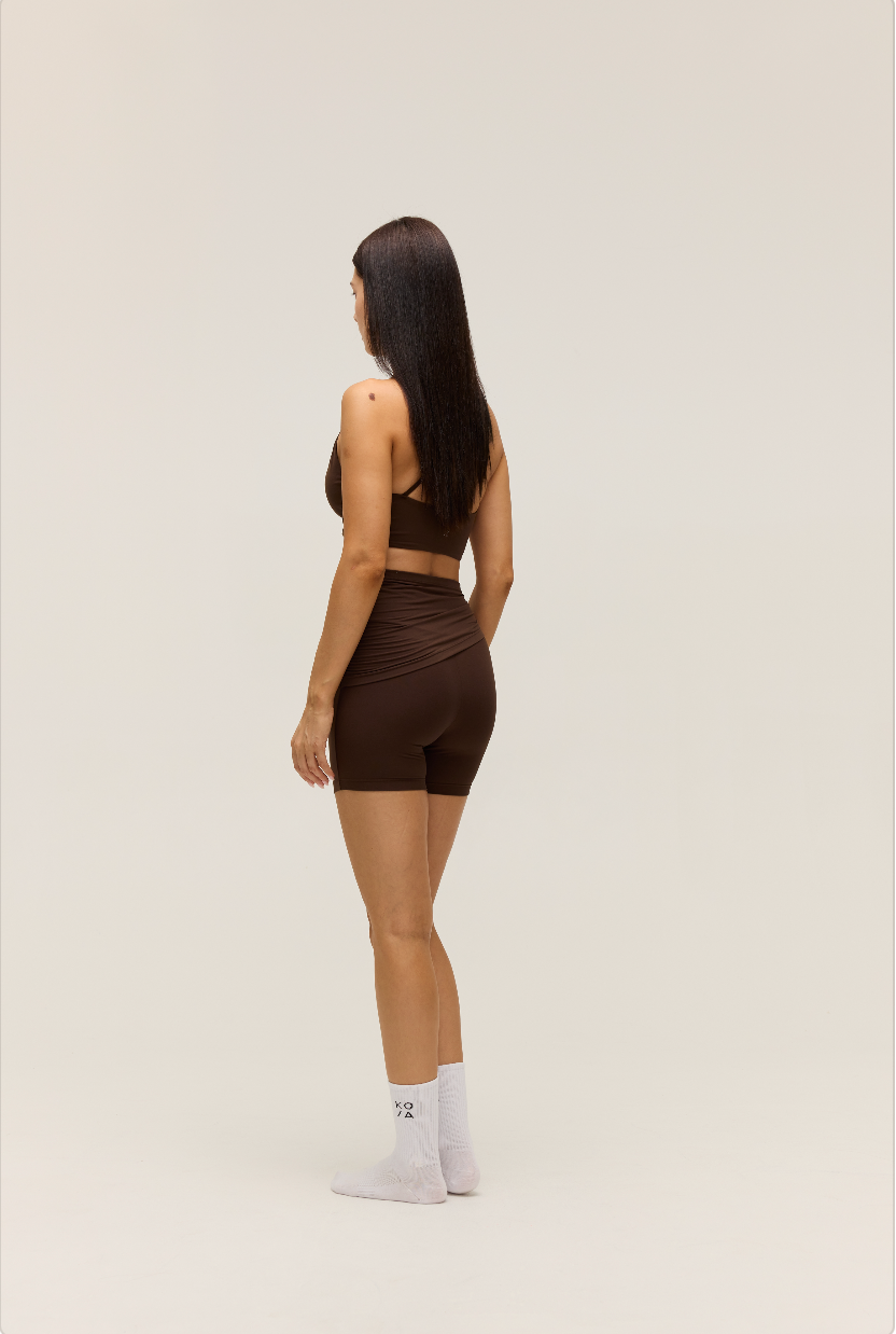 SCULPT SHORTS 4'' | CHOCO
