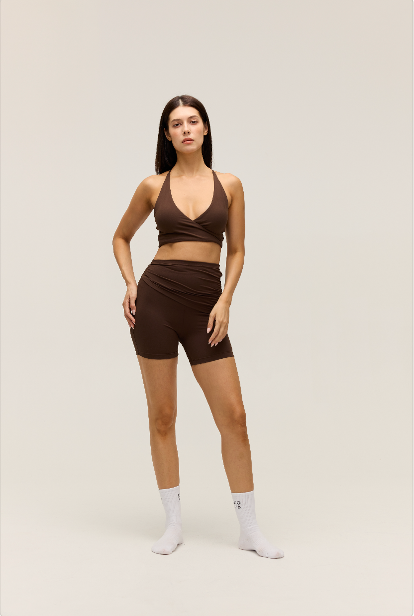 SCULPT SHORTS 4'' | CHOCO