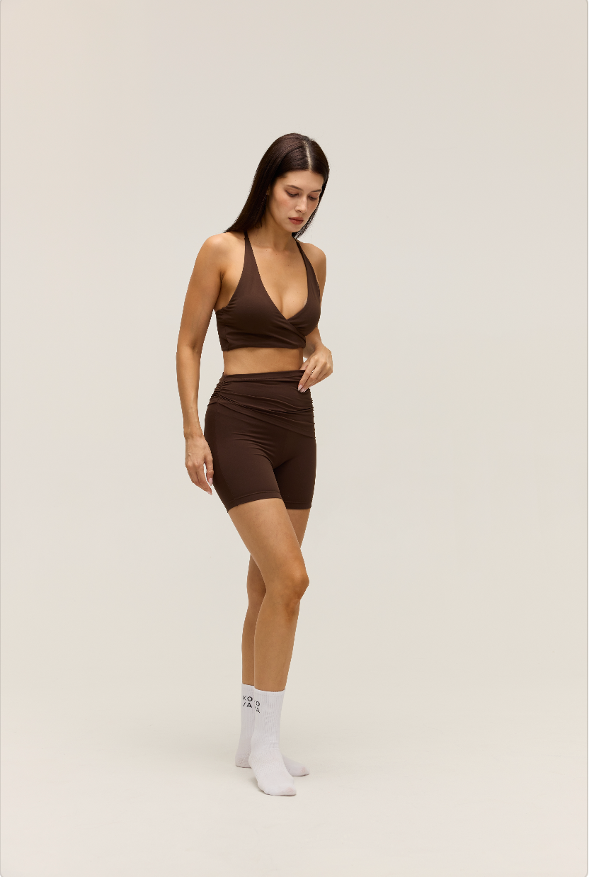 SCULPT SHORTS 4'' | CHOCO