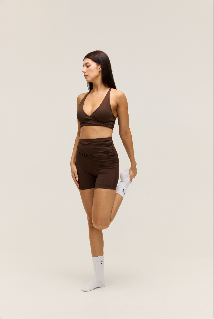 SCULPT SHORTS 4'' | CHOCO