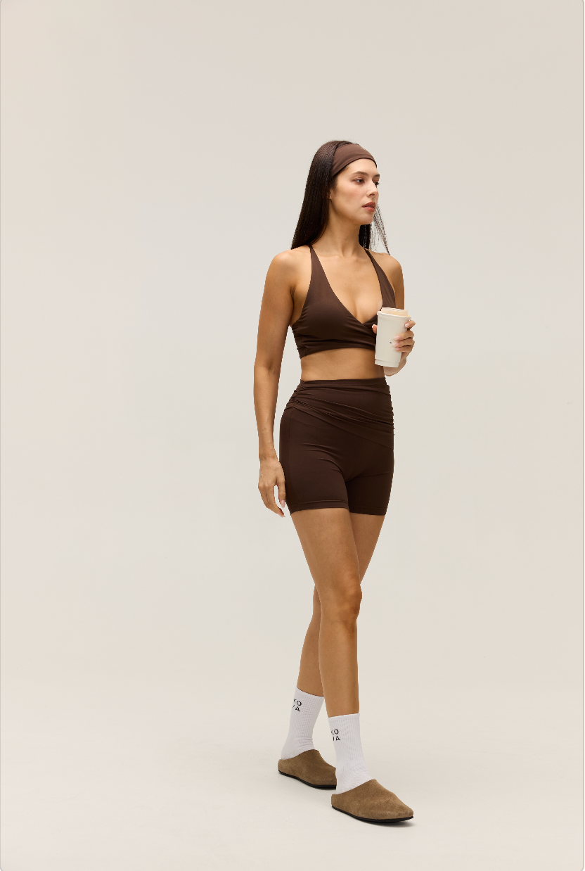 SCULPT SHORTS 4'' | CHOCO