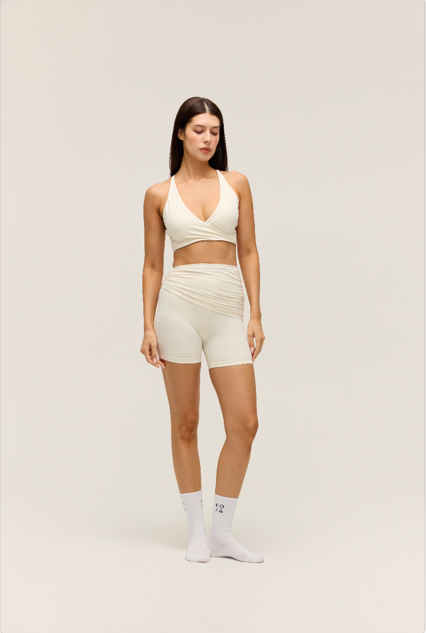 SCULPT SHORTS 4'' | SANDY WHITE