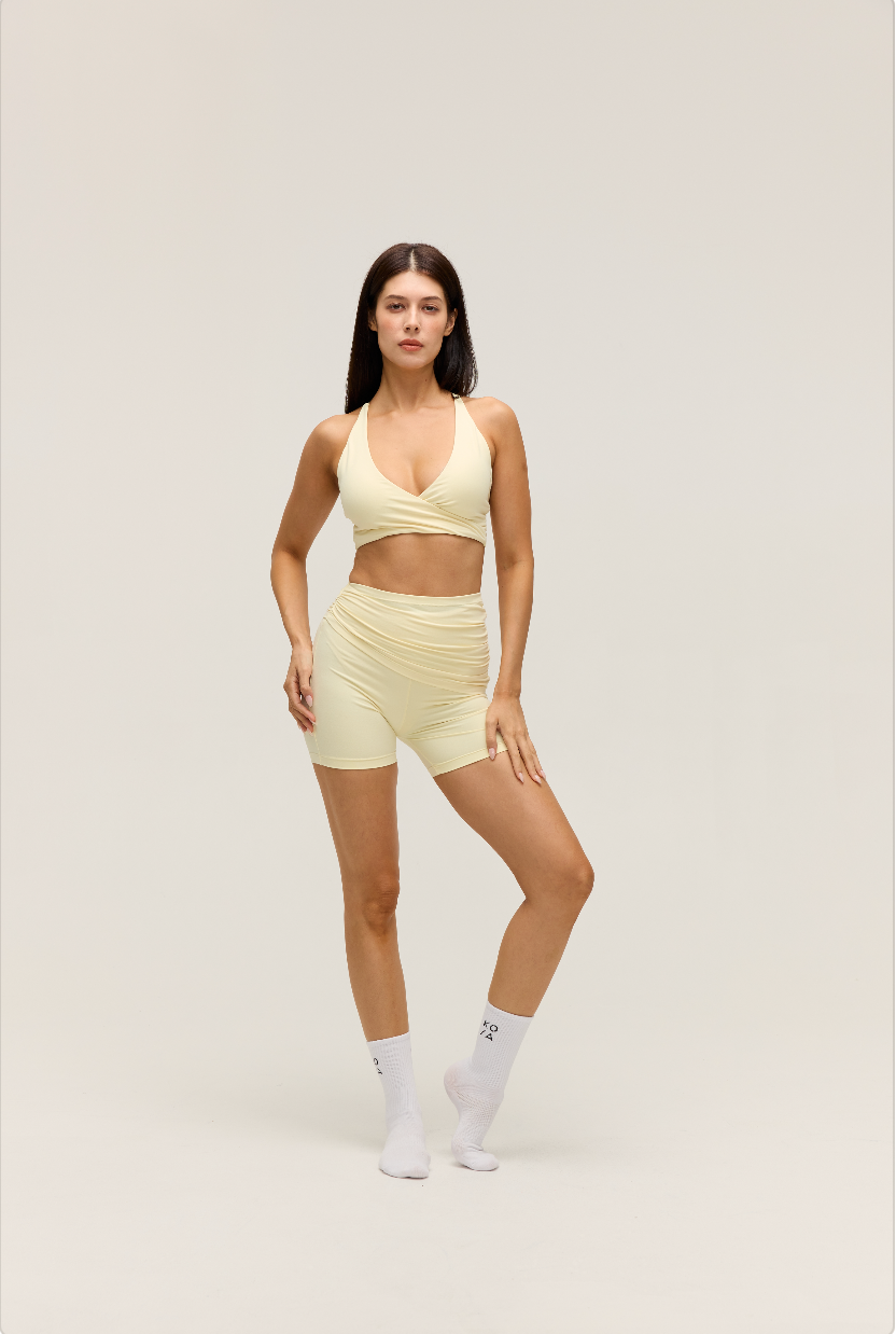 SCULPT SHORTS 4'' | BUTTER CREAM