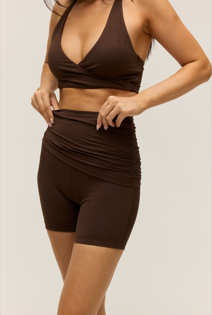 SCULPT SHORTS 4'' | CHOCO