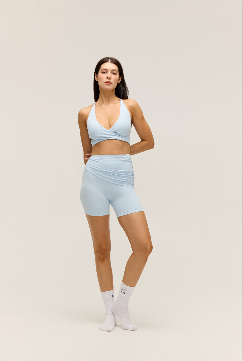 SCULPT SHORTS 4'' | POWDER BLUE